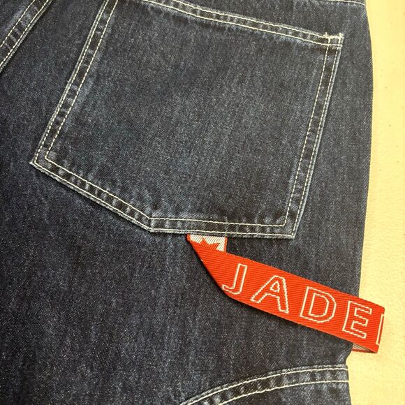 Jaded London Colossus Fit W28  Actual 32 x 32 Wide Leg Baggy Skater Y2K Grunge - Picture 10 of 16